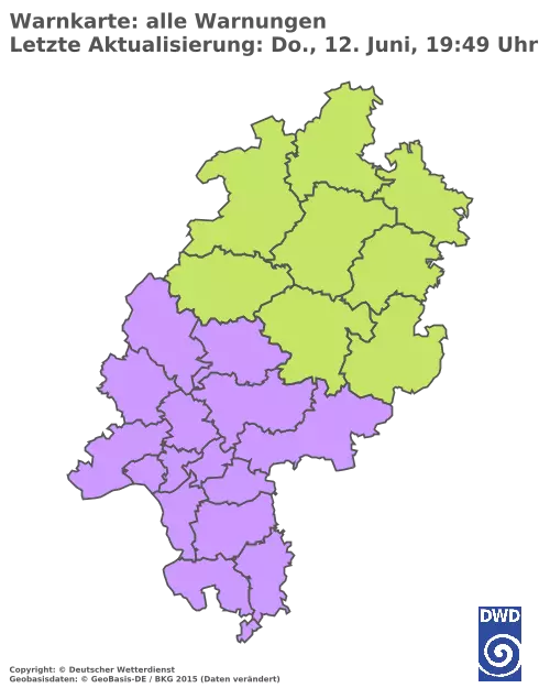 Aktuelle Wetterwarnungen für %region%